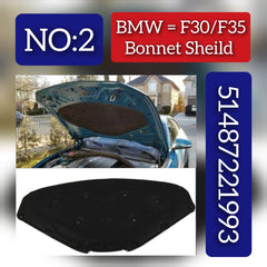 Hood Insulation Pad 51487221993 Compatible with BMW 3 Series F30 Tag No.2