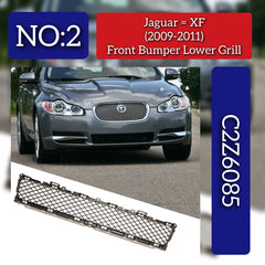 Front Bumper Grill Center C2Z6085 Compatible With Jaguar  XF I (X250)  XF II (X260) Tag No.2