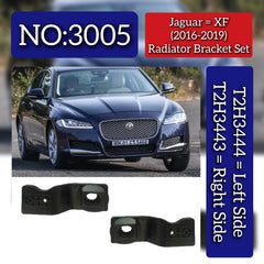 Radiator Bracket Left T2H3444 & Right T2H3443 Compatible With Jaguar XF (2016-2019) Tag No.3005