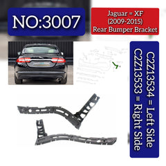 Rear Bumper Bracket Left C2Z13534 & Right C2Z13533 Compatible With Jaguar XF (2009-2015) Tag No.3007
