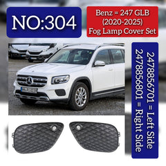 Fog Lamp Cover Left 2478856701 & Right 2478856801 A2478856701 Compatible With Mercedes Benz GLB-Class (X247) (2020-2025) Tag No.304