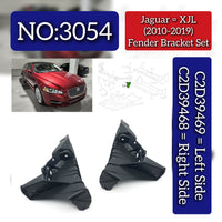 Fender Bracket Left C2D39469 & Right C2D39468 Compatible With Jaguar XJL (2010-2019) Tag No.3054