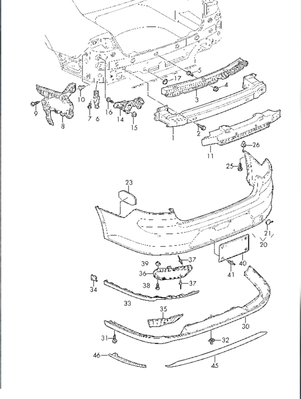 Rear Exaust Pipe Bracket Left 3GD807055A Right 3GD807056A Compatible With Volkswagen PASSAT B8 (362) Tag No.305