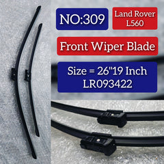 Front Wiper Blade Set (26'19 Inch) LR093422 Compatible with RANGE ROVER VELAR L650 Tag No.309