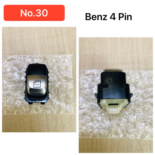 MERCEDES Benz E-CLASS W213 Window Black Switch 4-pin 21390500390 Tag-SW-30
