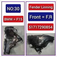 Front Right Fender Liner 51717290854 Compatible With BMW X5 F15 Tag-FE-30