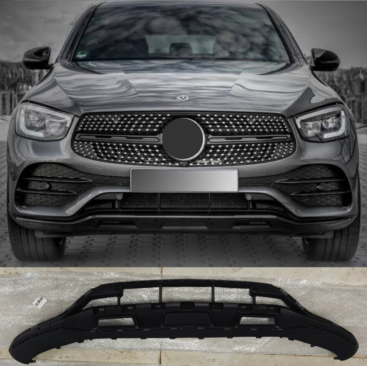 Front Lower Bumper A2538851304 Compatible With MERCEDES-BENZ GLC-Class (X253) 2020-2022 Tag No.315