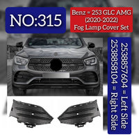 Fog Lamp Cover Left 2538857604 Right 2538858104 A2538857604 Compatible With MERCEDES-BENZ GLC (X253) Tag No.315