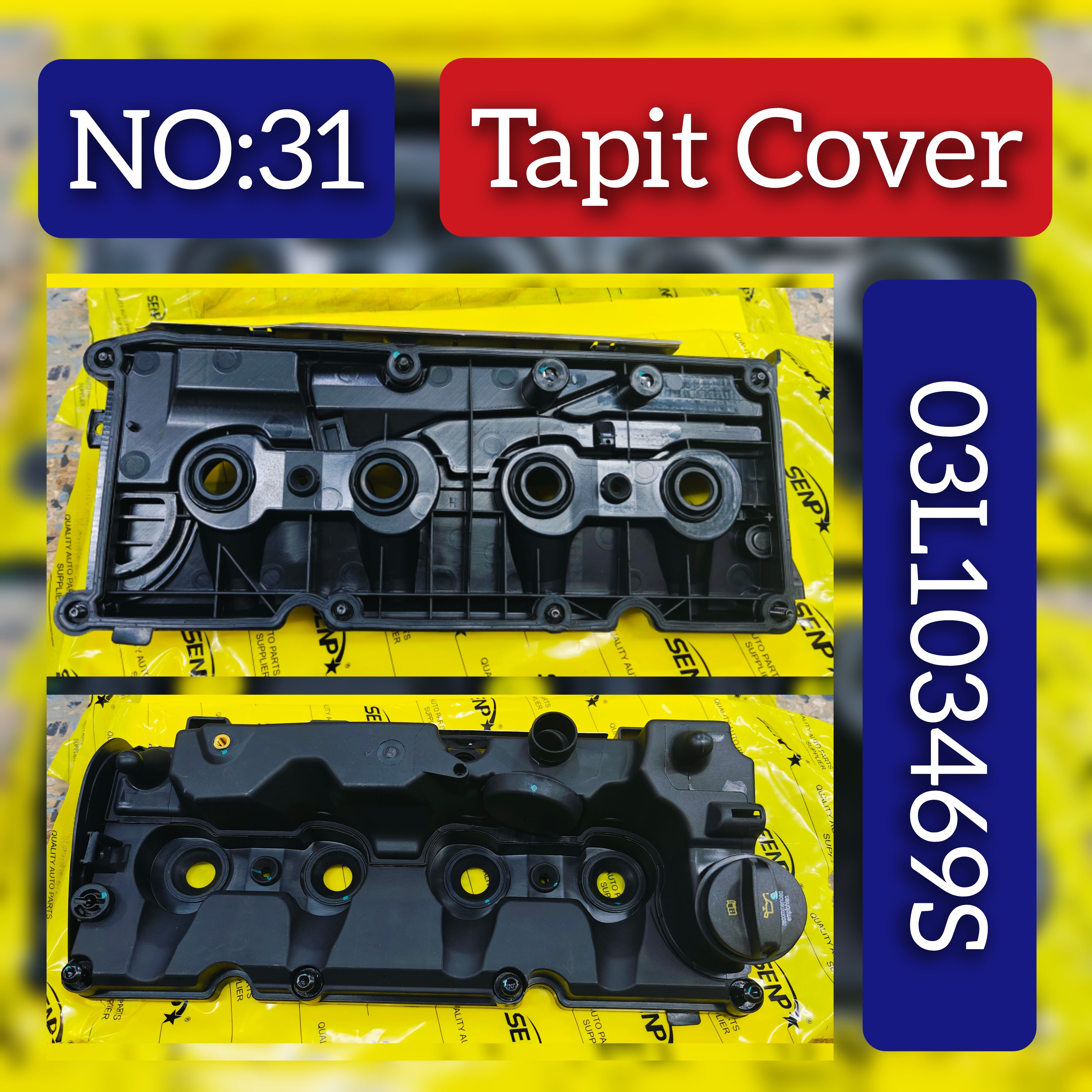 Tappet Cover (Cylinder Head Valve Cover) 03L103469M 03L103469AD 03L103469S 04L103469 3L103469AD 3L103469S 4L103469 For AUDI A3 A4 B8 A4 B9 A6  Q3 Q5 Tag-T-06