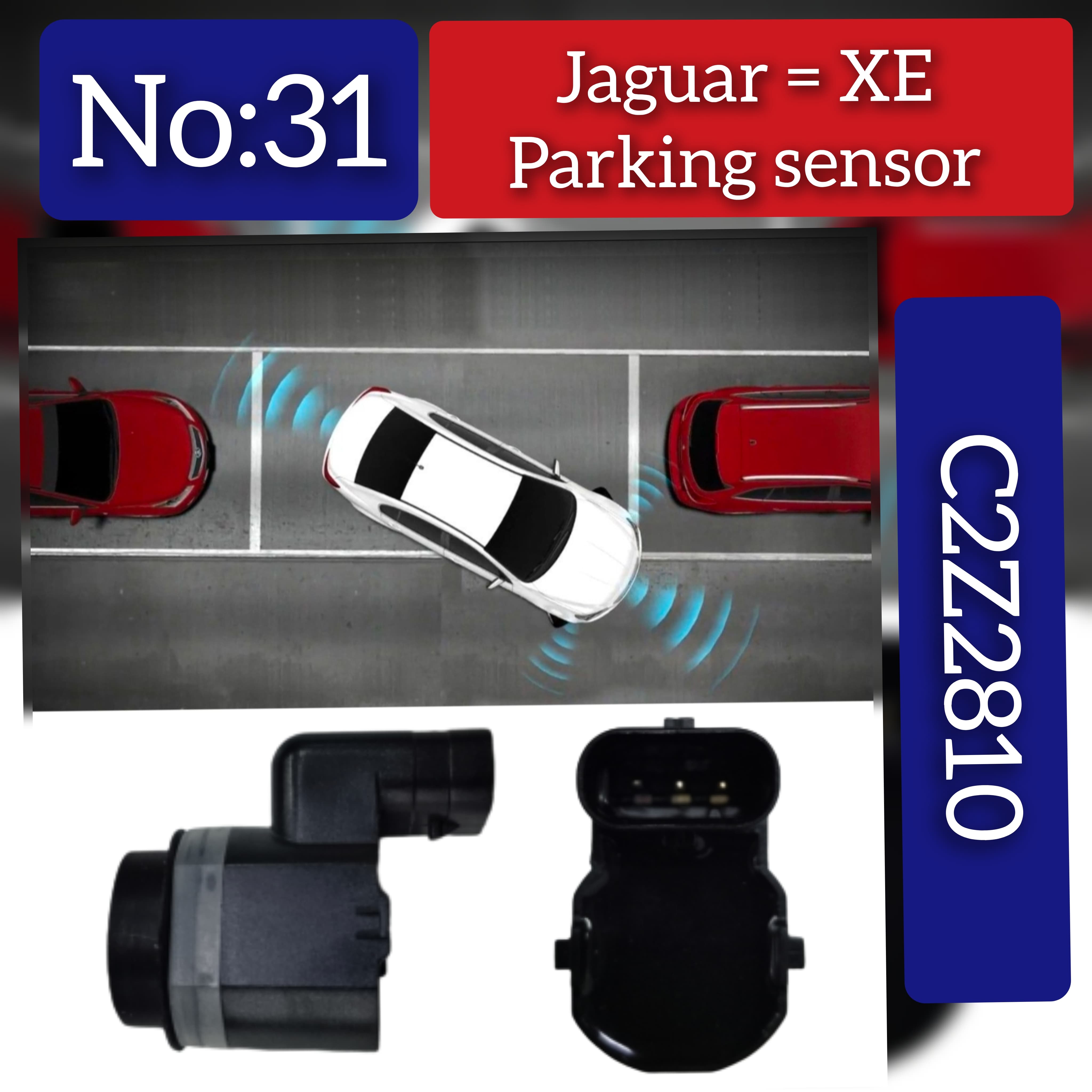 Parking Distance Control Sensors C2Z22810 Compatible With JAGUAR XE & (X760) & XF I (X250)