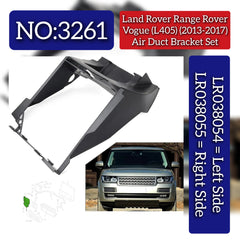 Air Duct Bracket Left LR038054 & Right LR038055 Compatible With Land Rover Range Rover Vogue (L405) (2013-2017) Tag No.3261