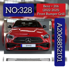 Front Bumper Grill A2068852101 2068852101 Compatible With Mercedes Benz (W206) C-Class (2022-2025) Tag No.328