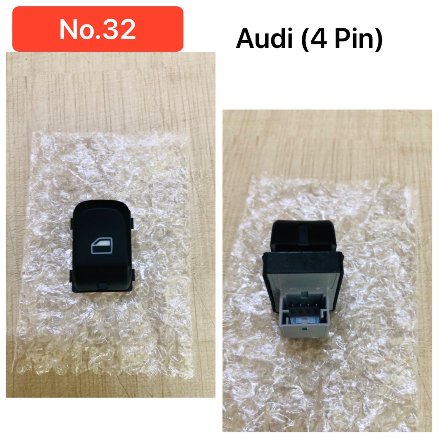 Window Lifter Switch Button Compatible With Audi A4 S4 B8 2008-2015 Q5 2008-2015 Window Lifter Switch Button 8k0959855b 8K0959855B 8K0959855BV10 Tag No.32