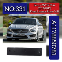 Front Licence Plate Grill A1178850781 1178850781 Compatible With Mercedes Benz W117 2012-15 Tag No.331