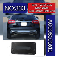 Rear License Plate Grill A0008101611 Compatible With Mercedes Benz 156 (2017-20) Tag No.333