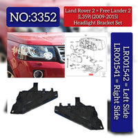 Headlight Bracket Right LR001541 & Left LR001542 Compatible With Land Rover 2/ Free Lander 2 - L359 (2009-2015) Tag No.3352