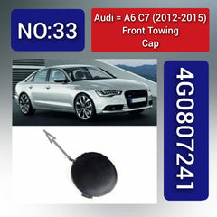 Audi A6 C7 (2012-2015) Front Towing Cap. 4G0807241. Tag 33