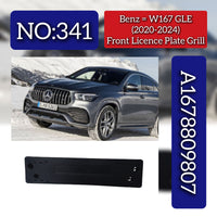 Front Licence Plate Grill 1678809807 Compatible With Mercedes Benz W167 2020-24 Tag No.341