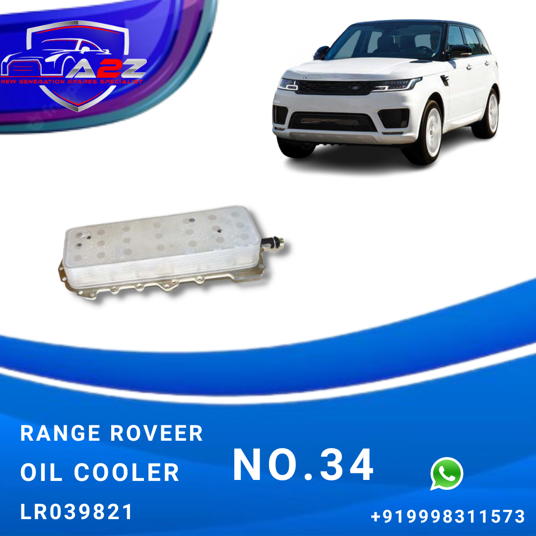 Oil Cooler LR039821 LR010728 C2Z25033 AJ811331 AJ811960  For JAGUAR F-TYPE Convertible X152, XF I X250, XJ X351 & LAND ROVER RANGE ROVER SPORT I L320 Tag-O-34