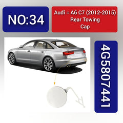 Audi A6 C7 (2012-2015) Rear Towing Cap. 4G5807441. Tag 34