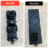 Porsche Cayenne 10-Pin Window Black Switch 95561315602 95561315600 95561315601 Tag-SW-35