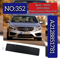 Front Licence Plate Grill 2128851781 Compatible With Mercedes Benz W212 2014-15 Tag No.352