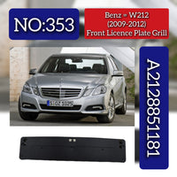 Front Licence Plate Grill 2128851181 Compatible With Mercedes Benz W212 2014-15 Tag No.353