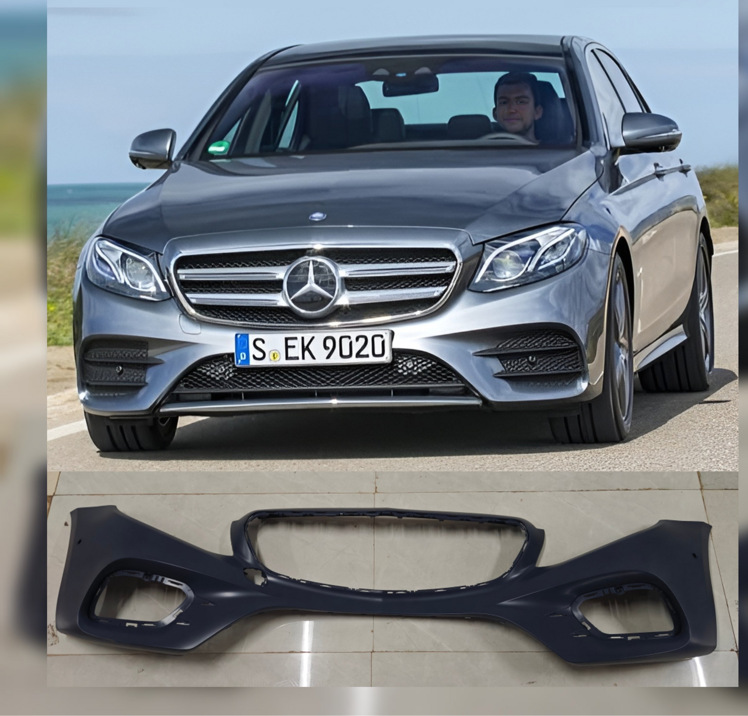 Complete Front Bumper 2138852700 Compatible With Mercedes Benz W213 (2016-19) Tag No.354