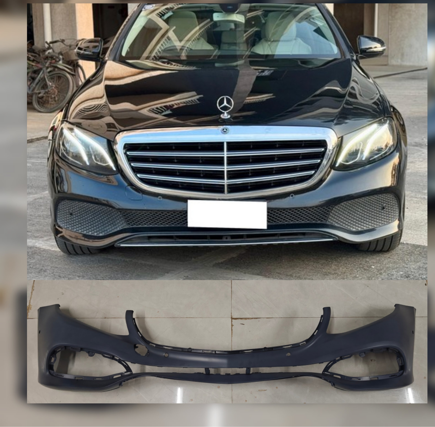 Complete Front Bumper 2138850138 Compatible With Mercedes Benz W213 (2016-19) Tag No.355
