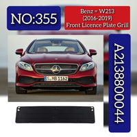 Front License Plate Grill 2138800044 Compatible With Mercedes Benz W213 2016-19 Tag No.355