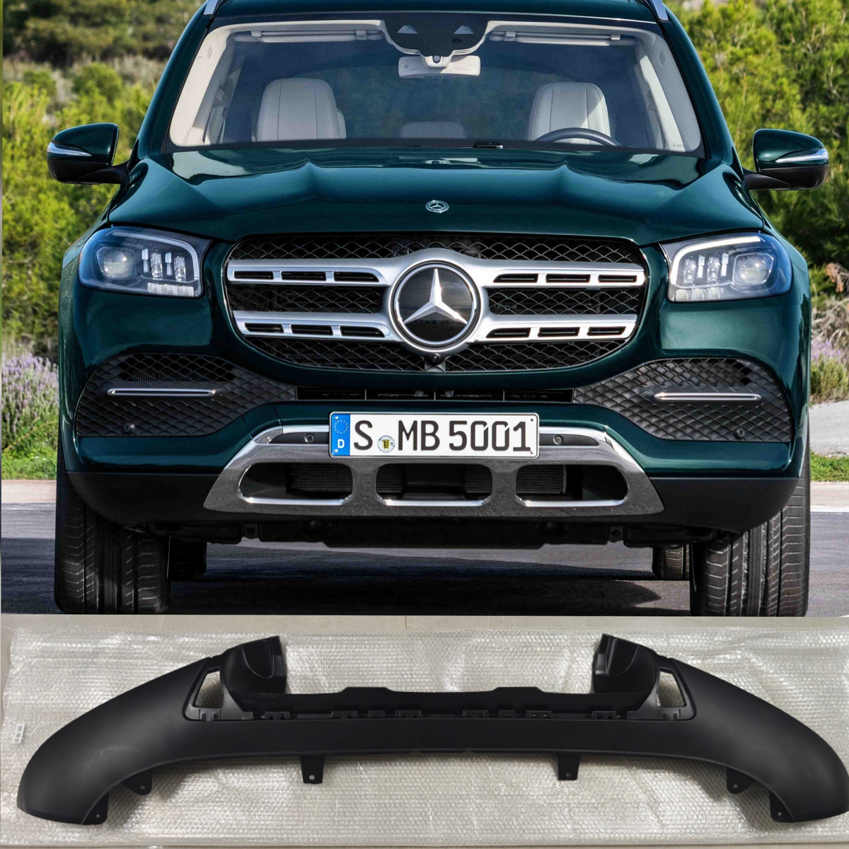 Front Lower Bumper 1678855202 Compatible With Mercedes-Benz GLS CLASS W167 (2020-2024) Tag No.361