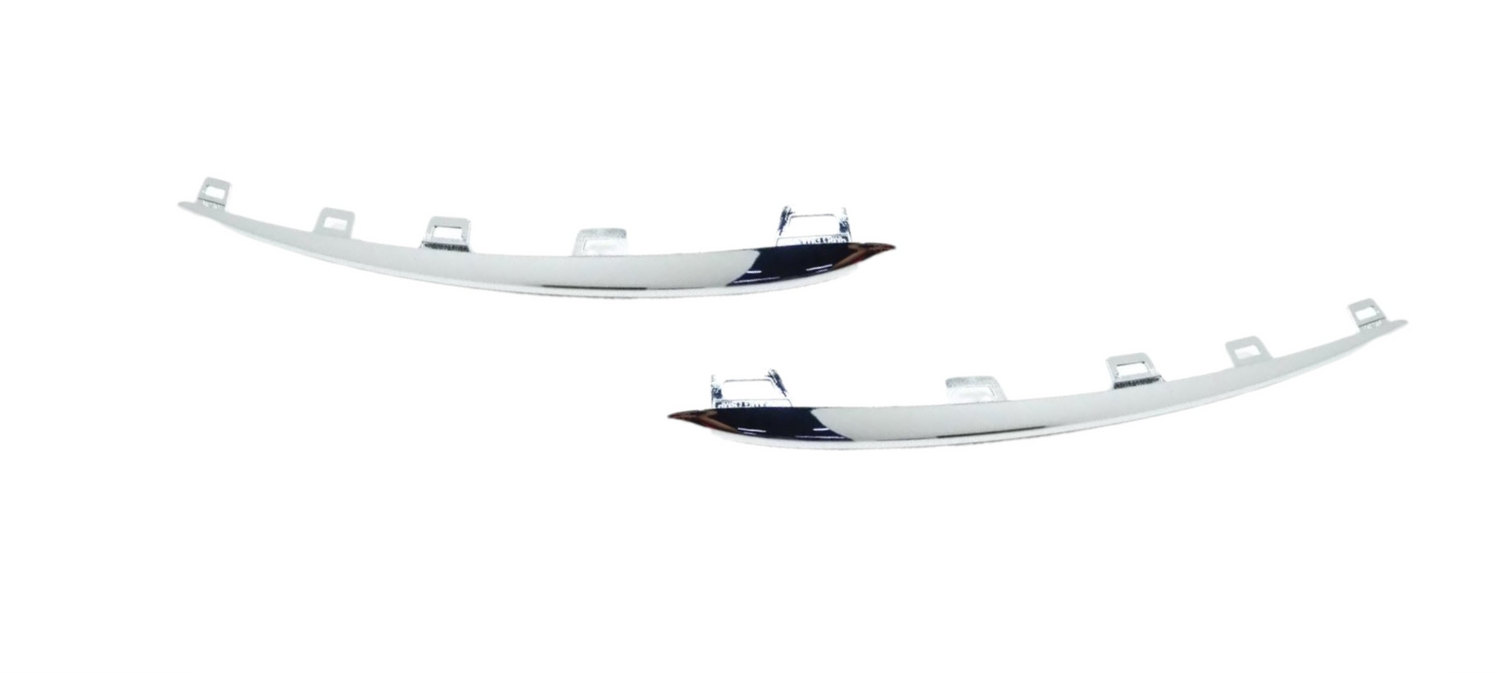 Fog Lamp Cover Upper Chrome Set Left 1678858103 & Right 1678858303 Compatible With Mercedes Benz W167 GLE (2019-24) Tag No.364