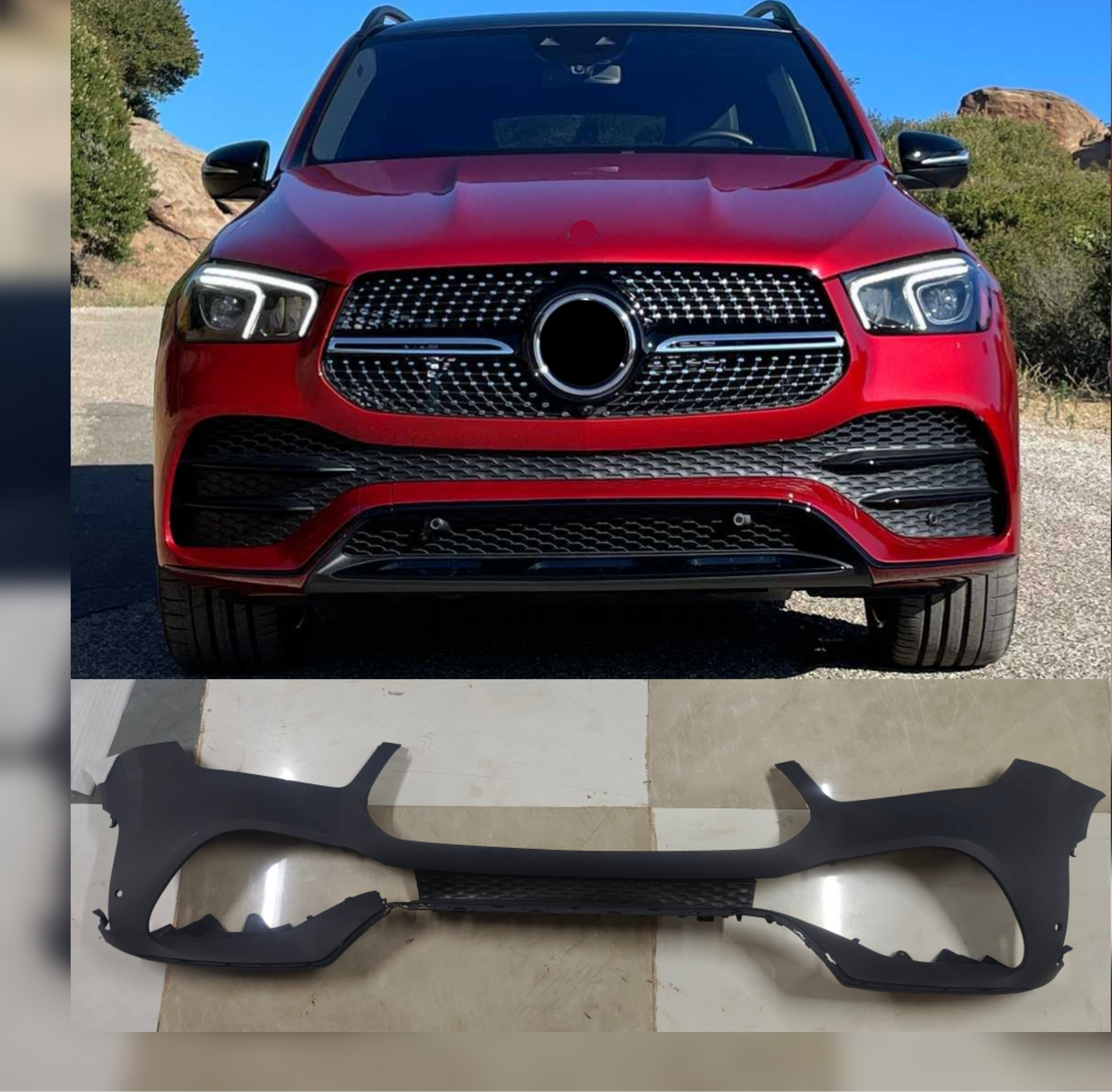 Complete Front Bumper A1678855103 1678855103 Compatible With Mercedes Benz W167 GLE (2019-24) Tag No.364