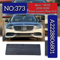 License Plate Grill 2228806801 A2228806801 Compatible With Mercedes Benz W222 (2018-20) Tag No.373