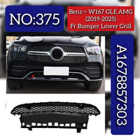 Front Bumper Lower Radiator Grill 1678857303 A1678857303 Compatible With Mercedes Benz W167 GLE (2019-24) Tag No.375