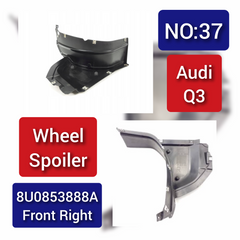 Front Right fender Liner 8U0853888A 8U0853888D Compatible With Audi Q3