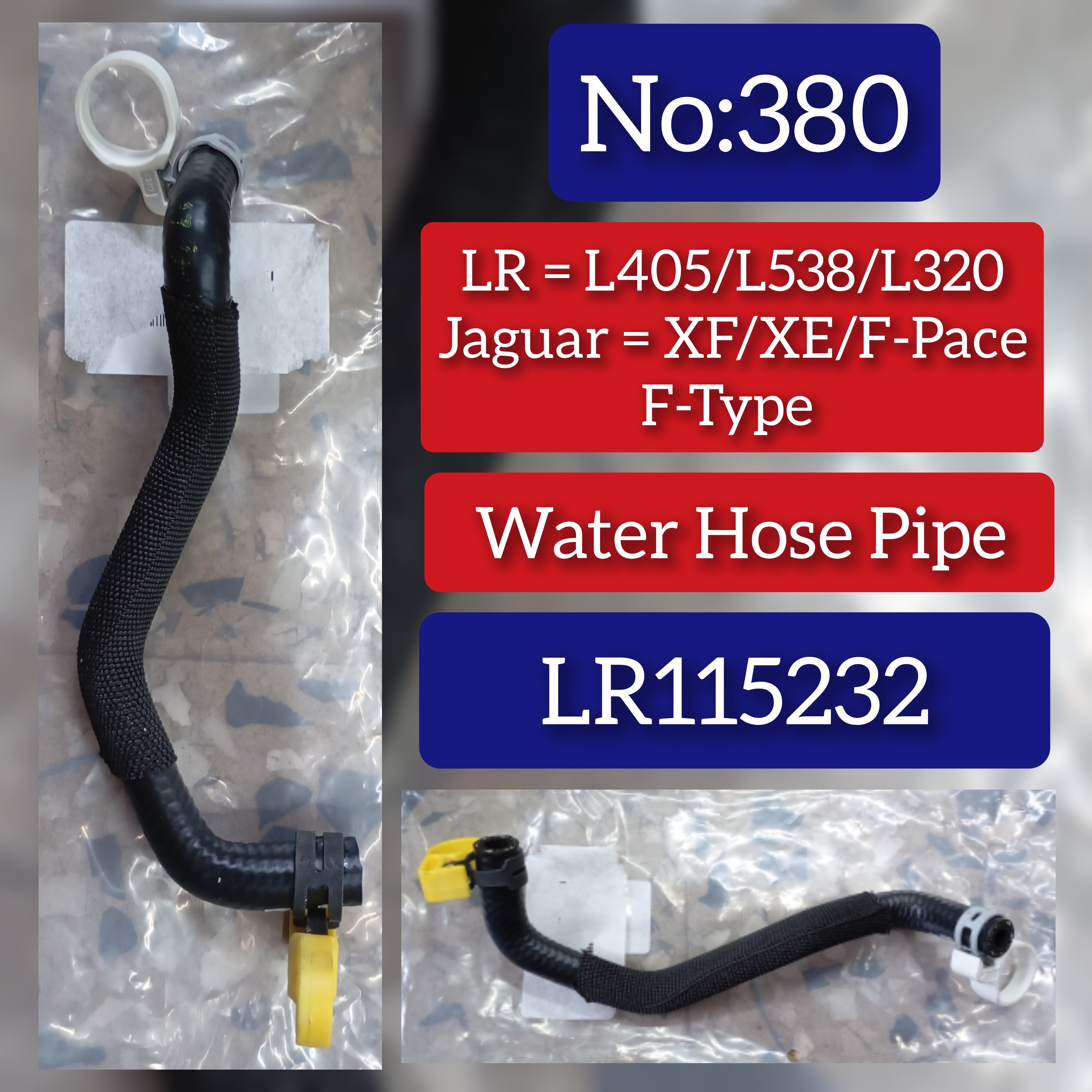 Water Hose LR115232 Compatible With Range Rover Evoque (L538)
