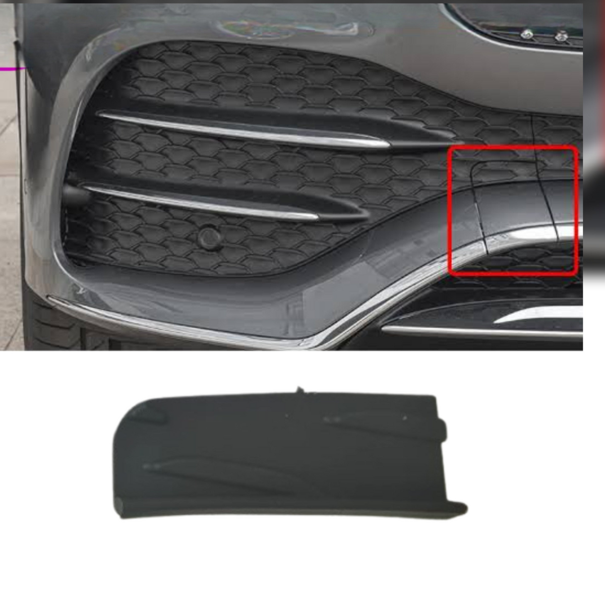 Front Towing Cover A1678850410 Compatible With Mercedes Benz  GLE W167 Tag No.386