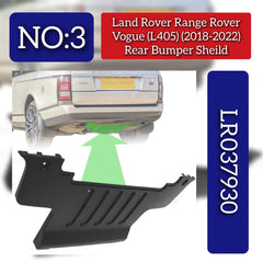 Rear Bumper Sheild LR037930 Compatible With Land Rover Range Rover Vogue - L405 (2013-2017) Tag No.3