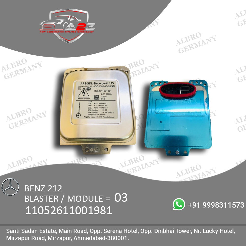 Blaster(Headlight Ballast Module) A2129007804B A2128205526 A2128205626 A2129001200 A2129003502 A2129024202 For MERCEDES-BENZ E-CLASS W212 Tag-BL-03