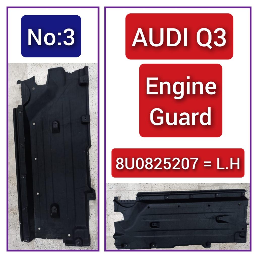 Left Side Underbody Trim 8U0825207 Compatible With AUDI Q3 (8UB, 8UG) Tag No.3
