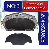 Engine Hood Insulation  2046820626 Compatible With MERCEDES-BENZ C-CLASS (W204) Tag No.3