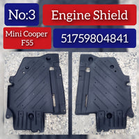 Underside Paneling - Rear Right 51759804841 Compatible with MINI F55 Tag No.3