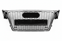Show Grill  Compatible With Audi A4 B8(2009-12) RS4 Black Chrome Tag 3