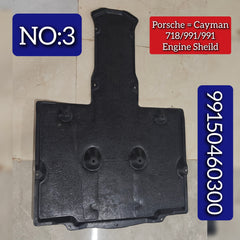 Engine Shield 99150460300 Compatible With Porsche Cayman 718 (2017-2025) Tag No.3