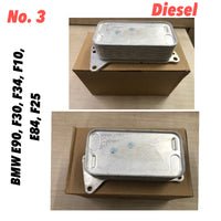 Oil Cooler 11428510856 8510856 11428580681  For BMW 5 Series F10 & 7 Series F02, X3 F25, X5 F15 Tag-O-03/05