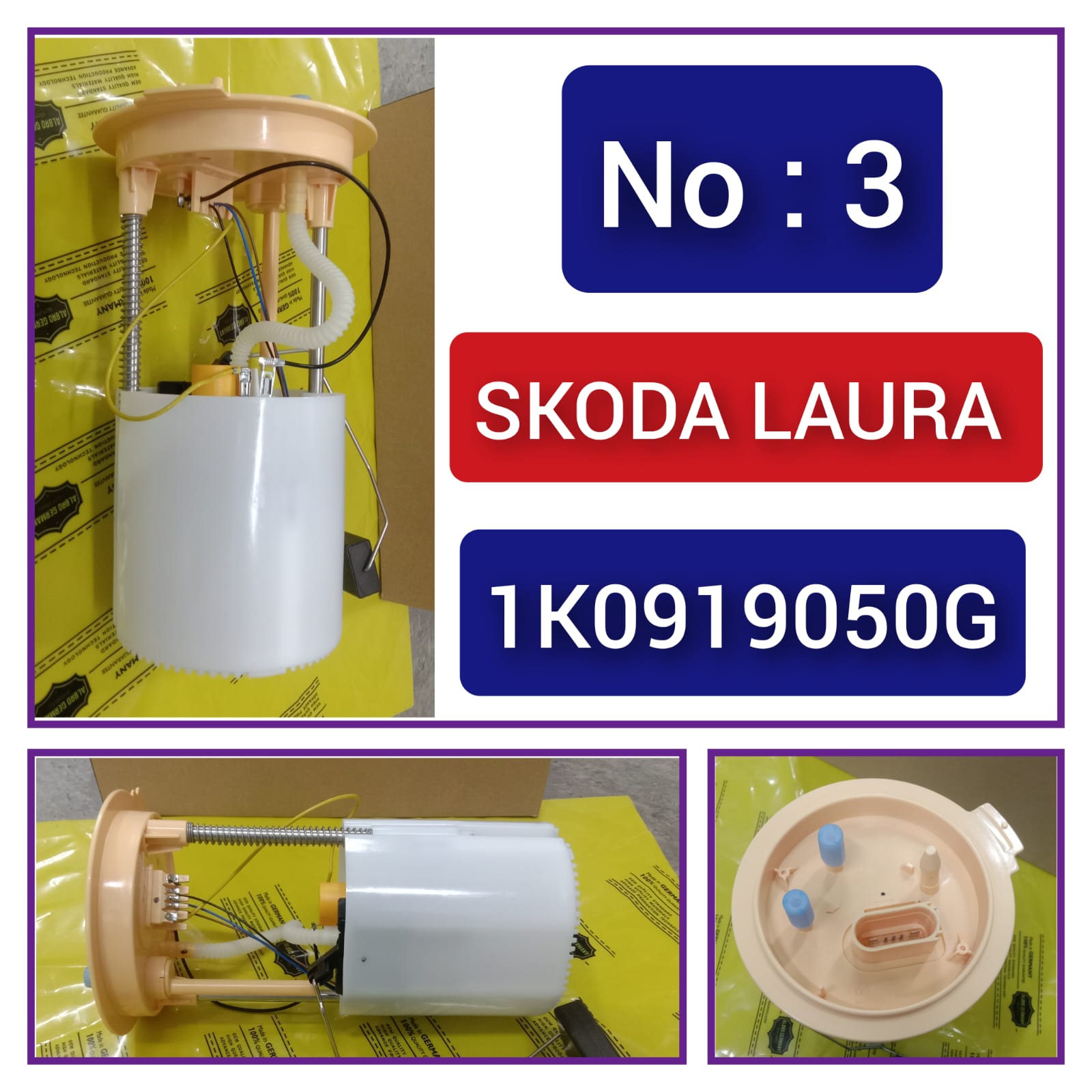 1K0919050AB Fuel Pump For SKODA OCTAVIA I 1U2 Tag-F-03