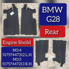 Under-Shield For Tank Left 51757447212 Compatible with BMW 3 Series G28 Tag No.4