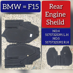 Engine Encapsulation Front 51757325392 Compatible with BMW X5 F15 Tag No.5