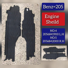 Bottom Undercover Left  2056841900 Compatible With MERCEDES-BENZ C-CLASS W205 Tag No.4